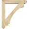 Ekena Millwork Imperial Arts and Crafts Rough Sawn Bracket w/ Offset Brace, Douglas Fir, 6"W x 30"D x 34"H BKT0604X30X34IMP03RDF - alternate 2